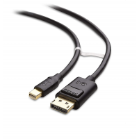Cable Matters Mini DisplayPort to DisplayPort Cable (Mini DP to DP) in Black 3 Feet - Thunderbolt and Thunderbolt 2 Port Compatible